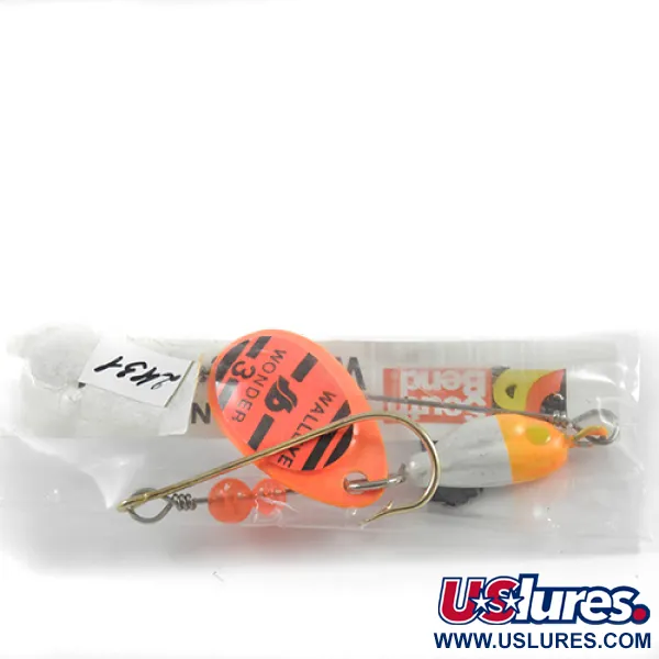 South Bend Walleye Wonder 3 Cuillère, Orange Fluorescent, 13g, #2431