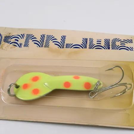 Acme Dazzler Cuillère, Jaune / Rouge, 7g, Leurre Vintage, #2441