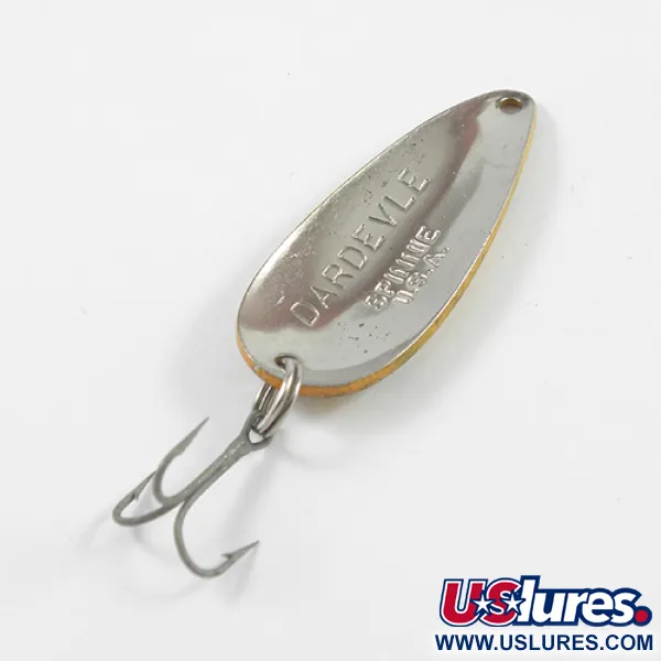 Eppinger Dardevle Spinnie Cuillère, Jaune/Vert/Nickel, 9g, #2448