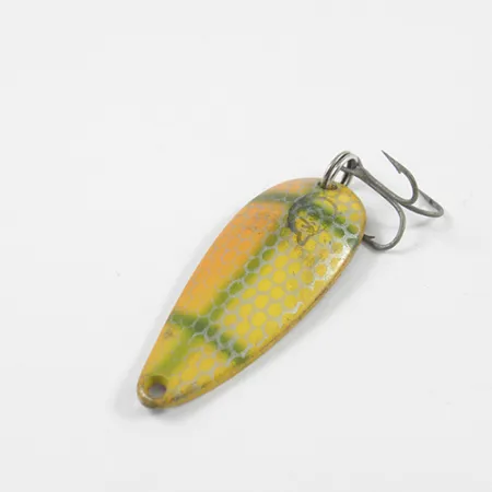 Eppinger Dardevle Spinnie Cuillère, Jaune/Vert/Nickel, 9g, #2448