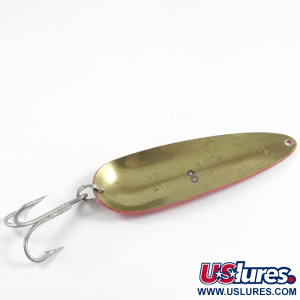 Eppinger Dardevle Cuillère, Rouge/Noir/Laiton, 28g, Classique, #2455