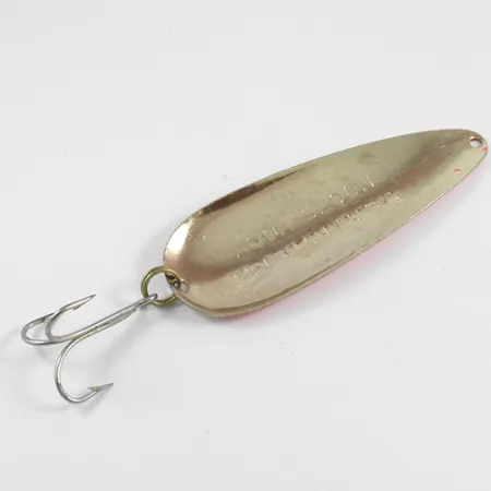 Nebco Aqua Spoon Cuillère, Or martelé/Orange, 21g, Vintage, #2457