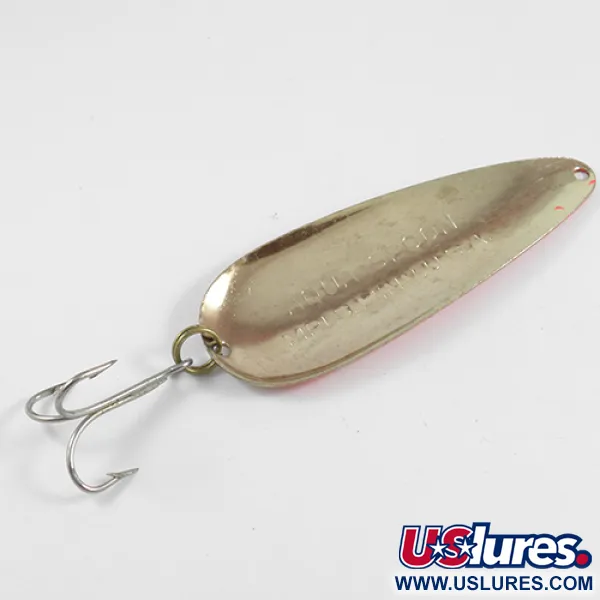 Nebco Aqua Spoon Cuillère, Or martelé/Orange, 21g, Vintage, #2457