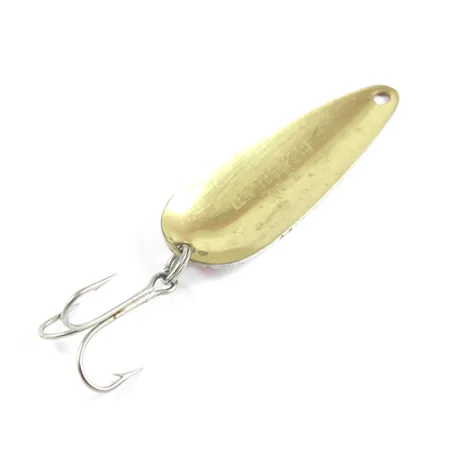 Len Thompson #2 Cuillère, Rouge/Blanc/Laiton, 28g, Laiton, #2460