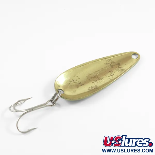 Len Thompson #1 Cuillère, Vert/Noir/Laiton, 21g, Oscillante, #2461