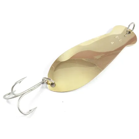 K-B Bait K-B Spoon 4 Cuillère Ondulante, Or, 40g, Galbe Profond, #2470