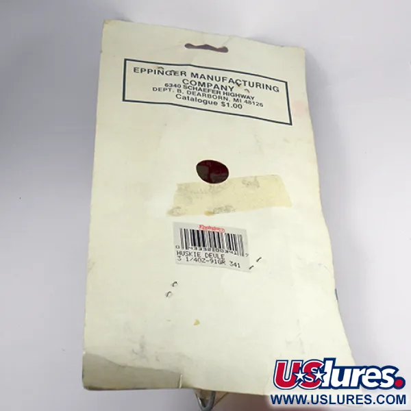 Eppinger Dardevle Huskie Devle Cuillère, Rouge, 94g, Nickelé, #2471