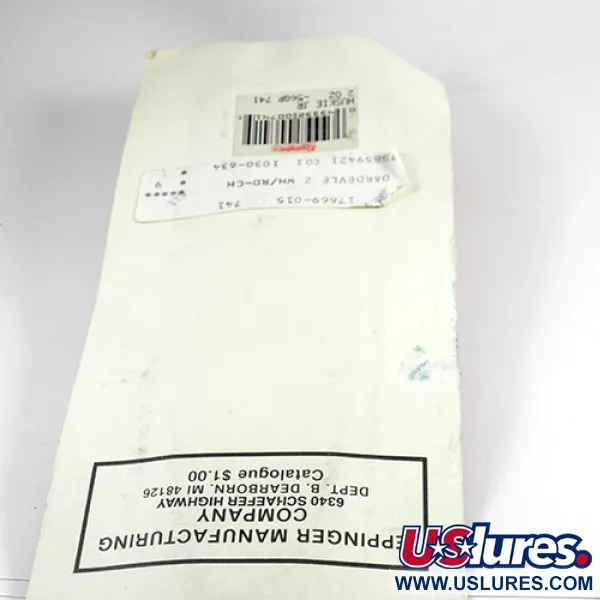 Eppinger Dardevle Huskie Junior Ondulante, Rouge/Ivoire, 58g, #2473