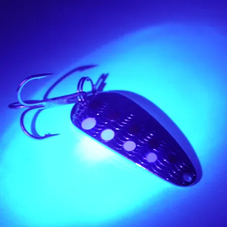 Acme Tornado Spoon Cuillère, Or / Rouge / Blanc, 7g, UV-réactif, #2495