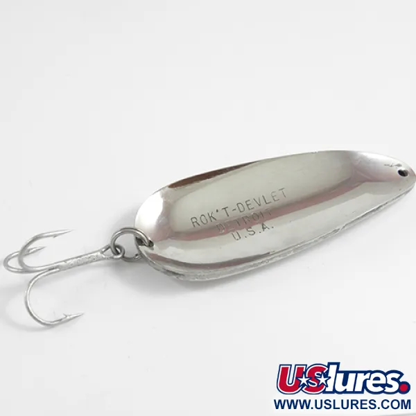 Dardevle Rok't Devlet Ondulante, Nickel, 35g, Poli, #2505