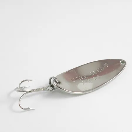 Acme Little Cleo Glow Cuillère, Nickel/Blanc/Glow, 11,5g, Glow, #2512