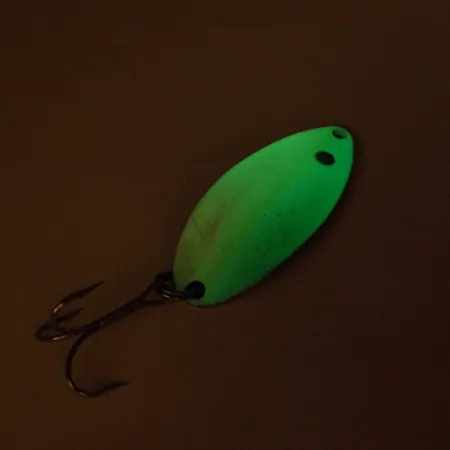 Acme Little Cleo Glow Cuillère, Nickel/Blanc/Glow, 11,5g, Glow, #2512