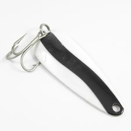 Len Thompson #2 Cuillère, Noir/Blanc/Laiton, 28g, Classique, #2518