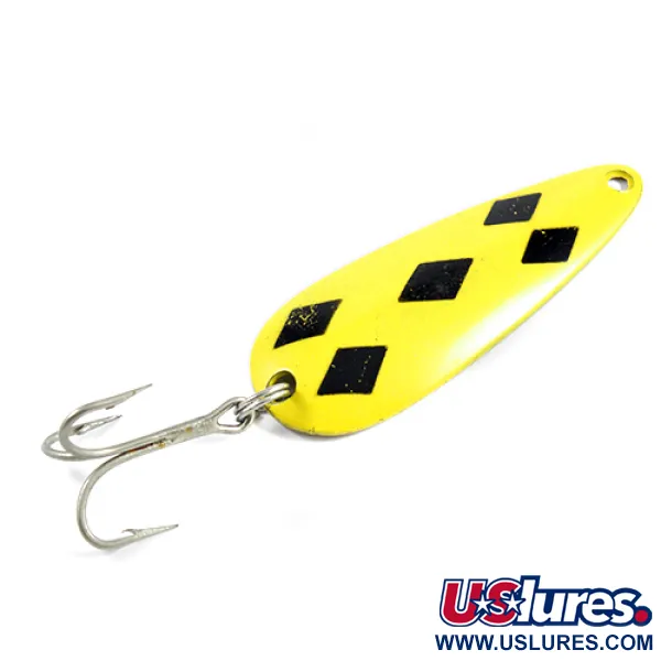 Len Thompson #2 Cuillère, Jaune/Noir/Laiton, 28g, #2519