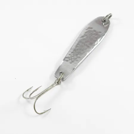 Bass Pro Shops 3 Baits Cuillère, Nickel, 25g, Martelée, #2530