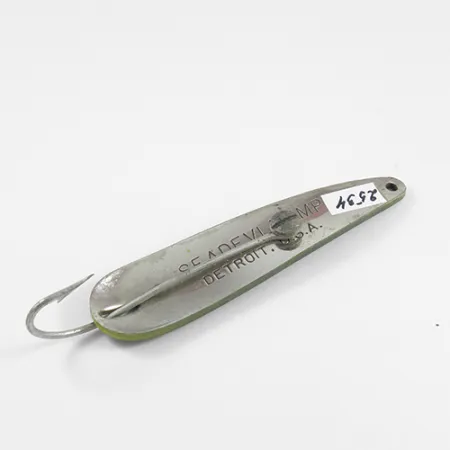 Weedless Dardevle Seadevle Imp Cuillère, Frog, 28g, anti-herbe, #2534