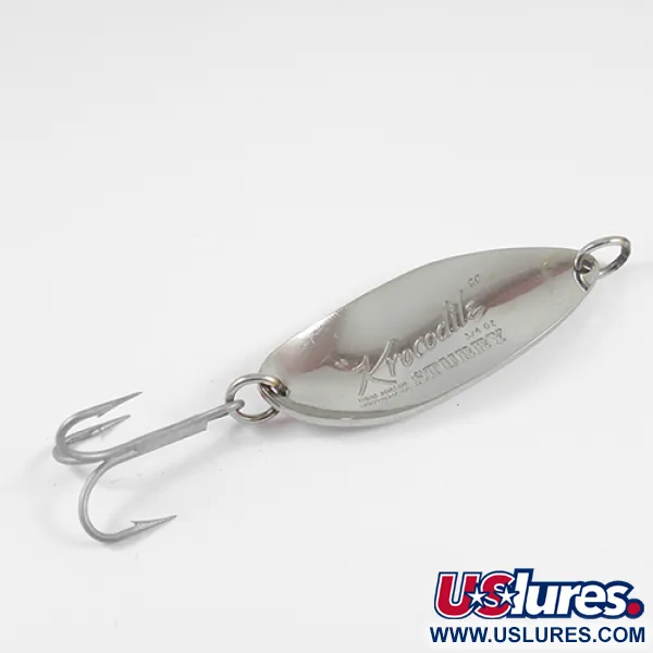 Luhr Jensen Lil' Kroc (Stubby) Cuillère, Nickel/Rouge, 21g, #2542