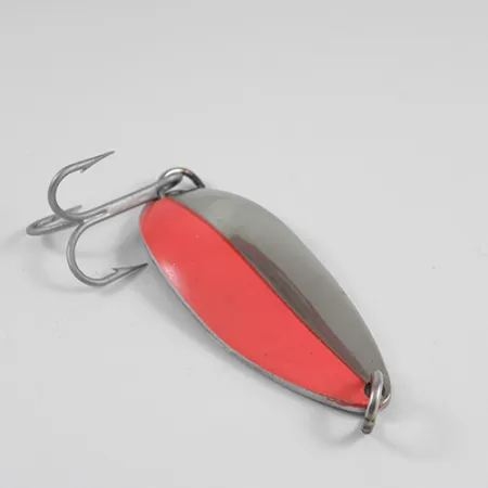 Luhr Jensen Lil' Kroc (Stubby) Cuillère, Nickel/Rouge, 21g, #2542