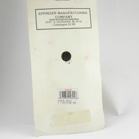 Eppinger Dardevle Huskie Devle Cuillère, Noir/Ivoire, 91g, #2560