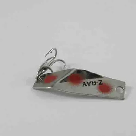 Z-RAY Lures Z-Ray Model 110 Cuillère, Nickel/Rouge, 1,5g, #2563