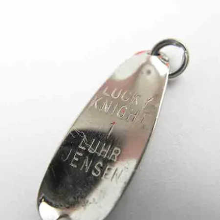 Luhr Jensen Lucky Knight 1 Cuillère, Nickel / Rouge, 1,1g, #2565