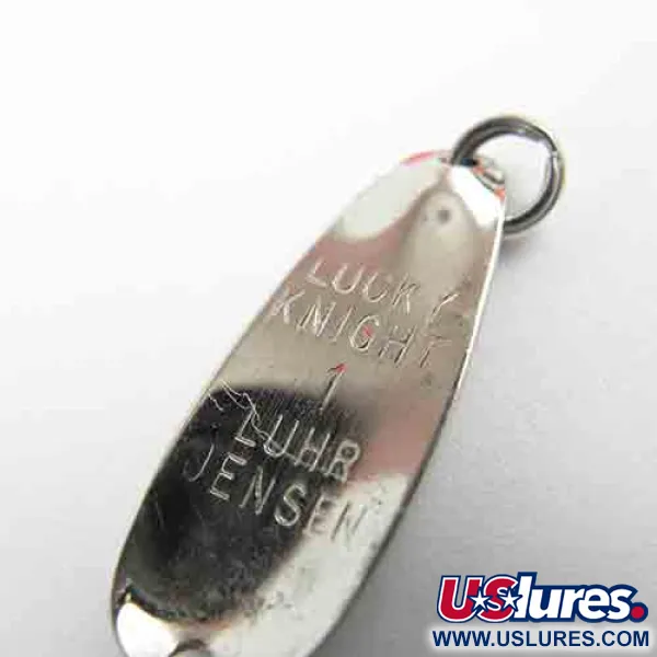 Luhr Jensen Lucky Knight 1 Cuillère, Nickel / Rouge, 1,1g, #2565
