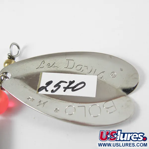 Cuiller Luhr Jensen Les Davis Bolo, Laiton/Nickel, 14g, #2570
