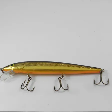 Rapala Original Floater Poisson Nageur, Gold, 18g, Balsa, #2574
