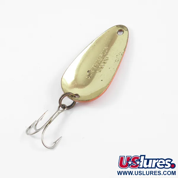 Len Thompson #00 Cuillère, Rouge/Noir/Laiton, 14g, Laiton, #2579