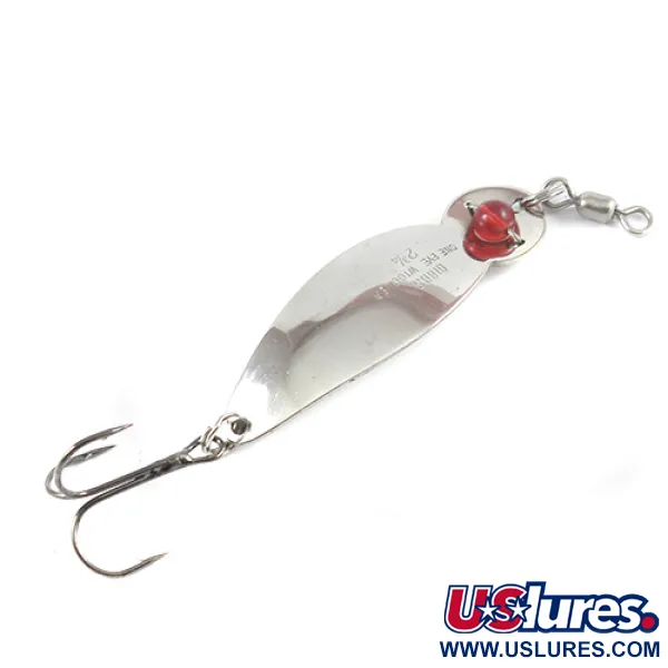Gibbs One Eye Wiggler Cuillère, Nickel/Œil rouge, 16g, Perle verre, #2586