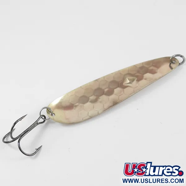 Luhr Jensen Diamond King 4 Cuillère, Or martelé, 14g, #2588