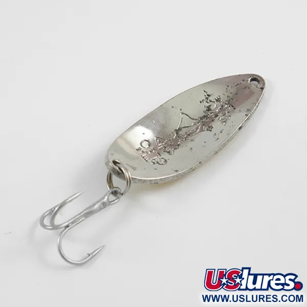 Seneca Little Cleo (Hula Girl) Cuillère, Jaune/Vert/Nickel, 18g, #2605