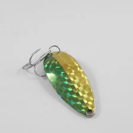 Seneca Little Cleo (Hula Girl) Cuillère, Jaune/Vert/Nickel, 18g, #2605