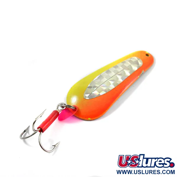 Pisces Cuillère, Yellow/Orange/Nickel, 17g, Insert holographique, #2629