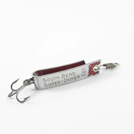 South Bend Super-Duper 501 Cuillère, Nickel, 2,3g, Vintage, #2635