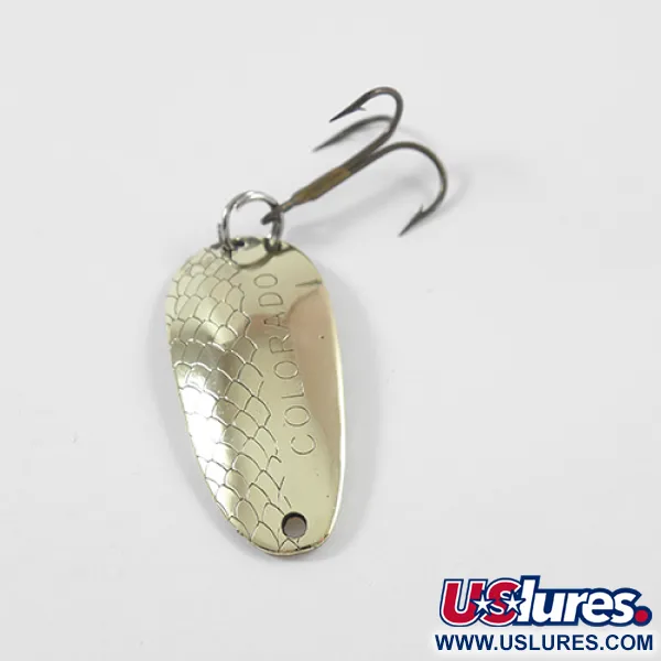 Cuillère Thomas Colorado, Or, 7g, Texture Écailles, #2636