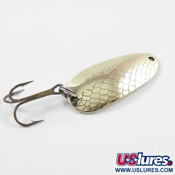 Cuillère Thomas Colorado, Or, 7g, Texture Écailles, #2636