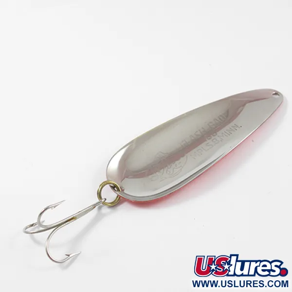 Nebco FlashBait 66 Cuillère, Rouge / Noir / Nickel, 21g, USA, #2638