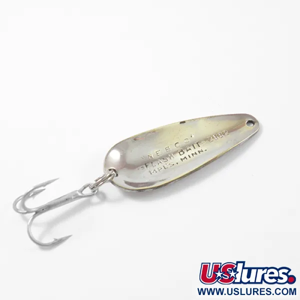 Nebco Flash Bait 2662 Cuillère, Nickel martelé, 8g, Classique, #2641