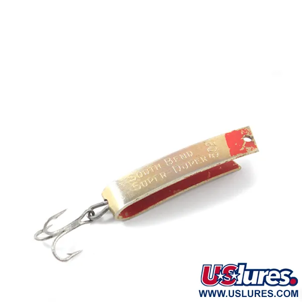 Super-Duper 502 Cuillère, Or / Rouge, 2.5g, Leurre Vintage, #2667
