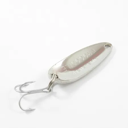 Luhr Jensen Krocodile Cuillère Ondulante, Hammered Nickel, 7g, #2682