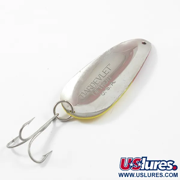 Dardevle Dardevlet Cuillère, Rouge/Jaune/Nickel, 21g, Distance, #2690