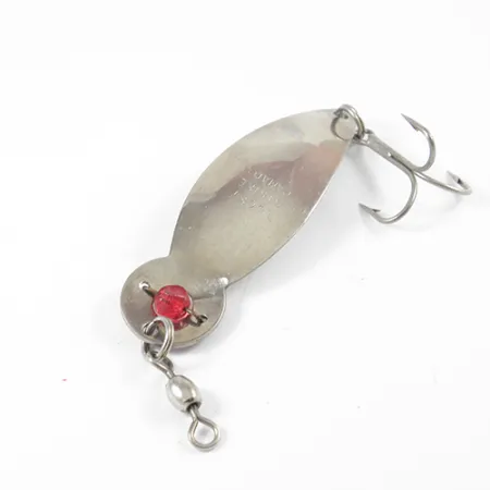 Lucky Strike One Eye Wiggler Cuillère, Nickel/Red Eye, 14g, #2709