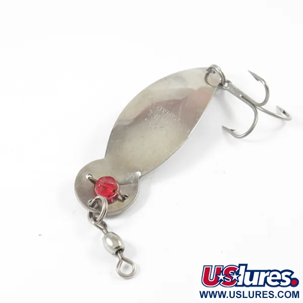 Lucky Strike One Eye Wiggler Cuillère, Nickel/Red Eye, 14g, #2709