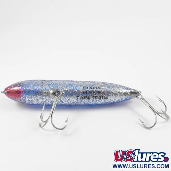 Heddon Zara Spook Leurre de surface, Bleu, 21g, Finition pailletée, #2721