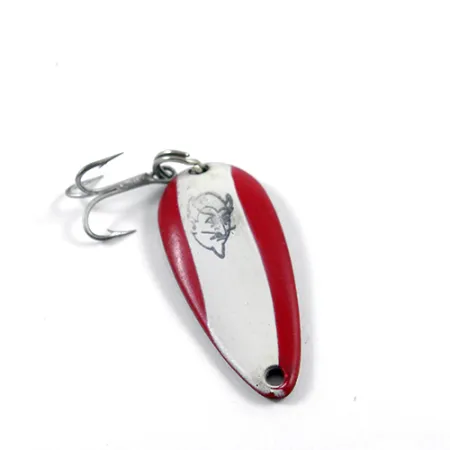 Cuillère Eppinger Dardevle Midget, Rouge/Blanc/Laiton, 6g, Rétro, #2727