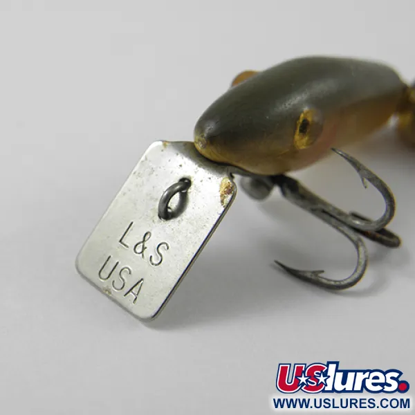 L&S Bait MirrOlure Articulé, Doré Naturel, 2g, Bavette Métal, #2747
