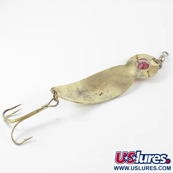 Lucky Strike One Eye Wiggler Cuillère, Or / Rouge, 28g, Laiton, #2759