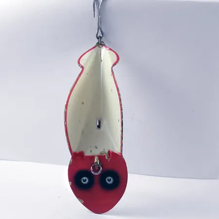 Buck Perry Spoonplug Cuillère, Rouge / Blanc, 21g, Structure, #2762