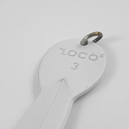 Glen Evans Loco 3 Cuillère, Blanc/Hologramme, 17g, Vintage, #2771